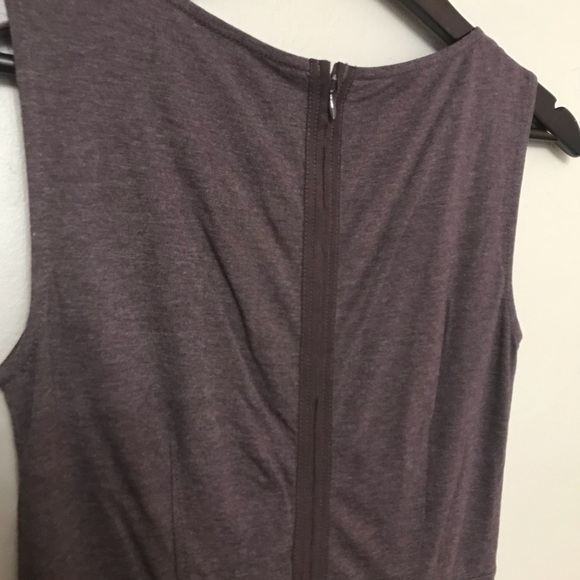 Loft Sleveless Midi Flare Dress, Purple, Sz 2 - Picture 4 of 4